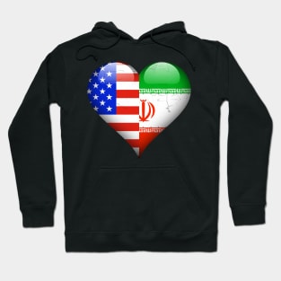 Half American Half Iranian Cat - Gift for Iranian Cat From Iran Hoodie